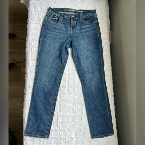 Old Navy Straight-Droit Jeans - Picture 1 of 8